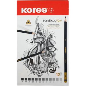 Grafitové tužky Kores BB92162 - 12 kusů Grafitové tužky Kores BB92162 - 12 kusů