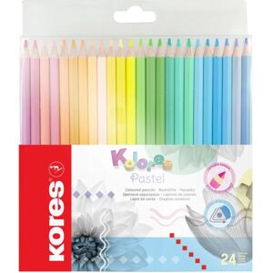 Crayons de couleur pastel Kores 24 pièces - Crayons de couleur - Publicité Crayons de couleur pastel Kores 24 pièces - Crayons de couleur - Publicité