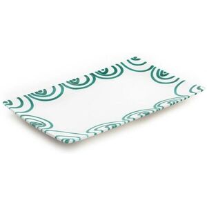 Assiette rectangulaire en céramique Gmundner Vert Tacheté - Assiette - Publicité Assiette rectangulaire en céramique Gmundner Vert Tacheté - Assiette - Publicité
