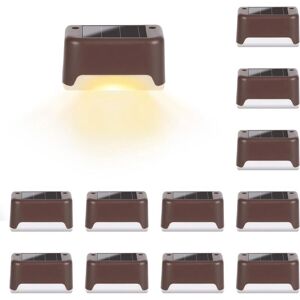 GOTRAYS - 12-pack - impermeable - blanco cálido - Iluminación solar exterior GOTRAYS - 12-pack - impermeable - blanco cálido - Iluminación solar exterior
