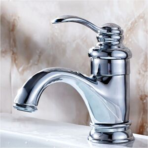 GOTRAYS - Miscelatore lavandino retrĂ² - Chrome - Monoforo bordo - Bathroom faucet GOTRAYS - Miscelatore lavandino retrĂ² - Chrome - Monoforo bordo - Bathroom faucet