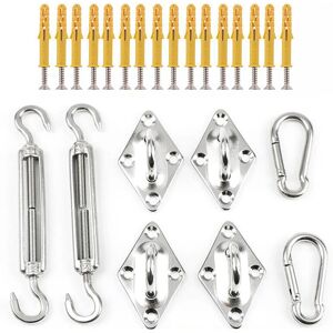 GOTRAYS - ShadeSailKit - 304Stainless - M6 - Shade Sail Hardware Kit GOTRAYS - ShadeSailKit - 304Stainless - M6 - Shade Sail Hardware Kit