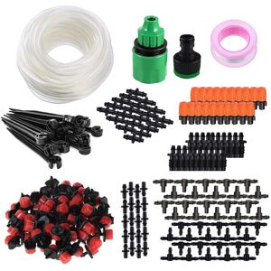 GreenZech 164 PCS Drip Irrigation System Micro Drip Kit Garden - Irrigation System GreenZech 164 PCS Drip Irrigation System Micro Drip Kit Garden - Irrigation System
