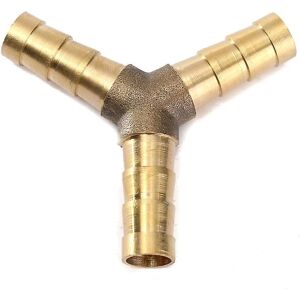 GreenZech Brass Hose Connector - 6/8/10mm, Y, Gas Fittings - Gardening & Plumbing GreenZech Brass Hose Connector - 6/8/10mm, Y, Gas Fittings - Gardening & Plumbing