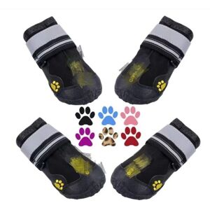 SERBIA - 4-pcs set - Leather upper - Non-slip sole - Dog boots SERBIA - 4-pcs set - Leather upper - Non-slip sole - Dog boots