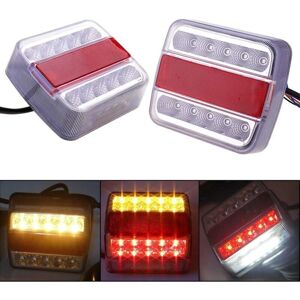 LINGHHANG - 12V LED Luz Trasera - Universal - Luz Remolque LINGHHANG - 12V LED Luz Trasera - Universal - Luz Remolque