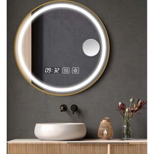 Linghhang LED Round 60x60 - 60x60x3 cm - Marco dorado - Mirror Linghhang LED Round 60x60 - 60x60x3 cm - Marco dorado - Mirror
