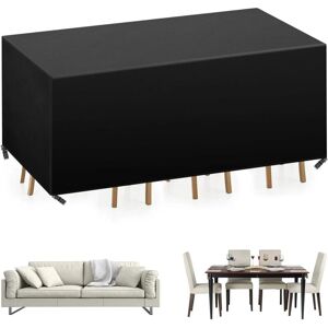 Funda para muebles de jardín Linghhang - Oxford impermeable y resistente a UV - 213x132x72 cm - Negro Funda para muebles de jardín Linghhang - Oxford impermeable y resistente a UV - 213x132x72 cm - Negro