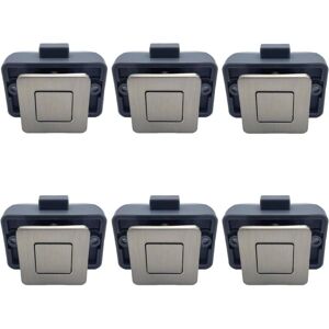 Ccykxa - Push Button Latch - Nickel Ccykxa - Push Button Latch - Nickel
