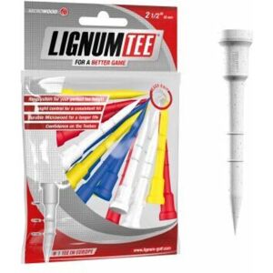 Lignum Golf Tee - Duurzaam, Milieuvriendelijk, Langere Afstand Lignum Golf Tee - Duurzaam, Milieuvriendelijk, Langere Afstand