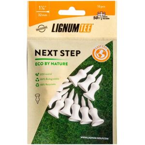 Lignum Tee Écologique Blanc 32mm - Tee de Golf - Publicité Lignum Tee Écologique Blanc 32mm - Tee de Golf - Publicité
