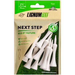 Lignum Witte Golf Tees - 12 stuks - 70mm - Milieuvriendelijk Lignum Witte Golf Tees - 12 stuks - 70mm - Milieuvriendelijk