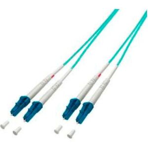 Câble en fibre optique Lightwin LDP-50 LC-LC OM3 - 2m - Publicité Câble en fibre optique Lightwin LDP-50 LC-LC OM3 - 2m - Publicité