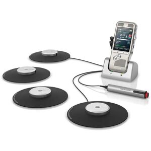 Philips DPM8900 - Konferensinspelning Kit - 360° Mikrofoner - Vit - Dictaphone Philips DPM8900 - Konferensinspelning Kit - 360° Mikrofoner - Vit - Dictaphone
