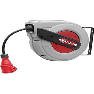 Holzmann EKR20M_400V Kabelhaspel - 20m zwart voor stroomverdeling Holzmann EKR20M_400V Kabelhaspel - 20m zwart voor stroomverdeling