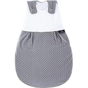 TRÄUMELAND Babyschlafsack Pünktchen grau - Baby - 56/62 - Sicher schlafen TRÄUMELAND Babyschlafsack Pünktchen grau - Baby - 56/62 - Sicher schlafen