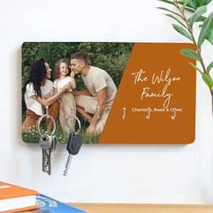 Troppotogo Porte-clés mural personnalisé avec photo & texte - Cadeau pour occasions - Publicité Troppotogo Porte-clés mural personnalisé avec photo & texte - Cadeau pour occasions - Publicité
