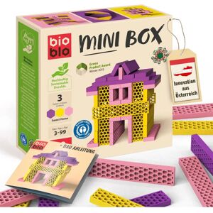 Bioblo - Mini Boîte Rose Jaune Violet 40 - Blocs de Construction - Publicité Bioblo - Mini Boîte Rose Jaune Violet 40 - Blocs de Construction - Publicité