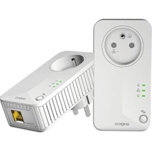 Strong POWERL600DUOFR PowerLine Netzwerkadapter - 600 Mbit/s, Weiß Strong POWERL600DUOFR PowerLine Netzwerkadapter - 600 Mbit/s, Weiß