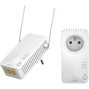 Adaptateur Powerline STRONG 600 Duo - Wi-Fi 300 Mbps - Publicité Adaptateur Powerline STRONG 600 Duo - Wi-Fi 300 Mbps - Publicité