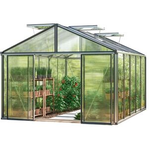 GFP Aluminium Greenhouse 3.11x3.85m - Double Polycarbonate Panels GFP Aluminium Greenhouse 3.11x3.85m - Double Polycarbonate Panels