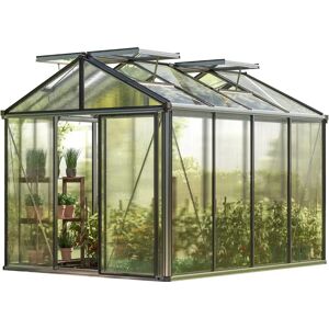 GFP Aluminum Greenhouse 2.35x3.11m - Double Wall Polycarbonate - All Weather GFP Aluminum Greenhouse 2.35x3.11m - Double Wall Polycarbonate - All Weather