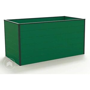 GFP Raised Garden Bed - Green 150x77x77cm Aluminium Weatherproof GFP Raised Garden Bed - Green 150x77x77cm Aluminium Weatherproof