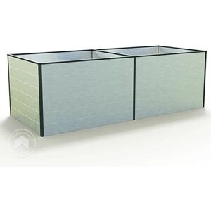 GFP Aluminium Verhoogde Tuinbed - Modulair, Weerbestendig - 77cm GFP Aluminium Verhoogde Tuinbed - Modulair, Weerbestendig - 77cm