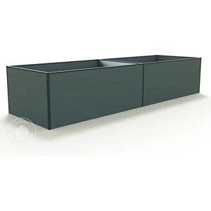 GFP - Jardinera Élevée - Modulaire, Imperméable, Anthracite - 387x99x77cm - Publicité GFP - Jardinera Élevée - Modulaire, Imperméable, Anthracite - 387x99x77cm - Publicité