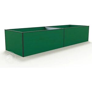 GFP Aluminium Grøn Højbede - 1,5x3,87m Modulerbar Udvidelse GFP Aluminium Grøn Højbede - 1,5x3,87m Modulerbar Udvidelse