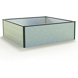 Aluminium forhøjet havebed - 1,19x1,19m, Vandsikkert, Model GFPV00503 Aluminium forhøjet havebed - 1,19x1,19m, Vandsikkert, Model GFPV00503