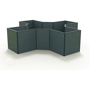 GFP Aluminium Raised Garden Bed 2.9x2.9m - Weatherproof & Durable GFP Aluminium Raised Garden Bed 2.9x2.9m - Weatherproof & Durable