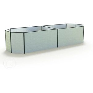 Cama de jardín elevada de aluminio GFP - 3.55m² - Resistente y duradera Cama de jardín elevada de aluminio GFP - 3.55m² - Resistente y duradera