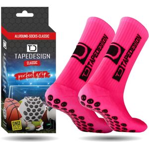 Tapedesign Allround Classic Pink Anti-Slip Football Socks - Sportswear Tapedesign Allround Classic Pink Anti-Slip Football Socks - Sportswear