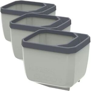 Gusta Garden HERBS BUDDY - Pot de Plantes Grise 3 pcs - Publicité Gusta Garden HERBS BUDDY - Pot de Plantes Grise 3 pcs - Publicité