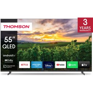 Téléviseur QLED 55" Thomson 55QA2S13 4K Smart - Gris - Publicité Téléviseur QLED 55" Thomson 55QA2S13 4K Smart - Gris - Publicité