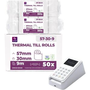 BigBuy Rolo de papel térmico branco - Escritório BigBuy Rolo de papel térmico branco - Escritório