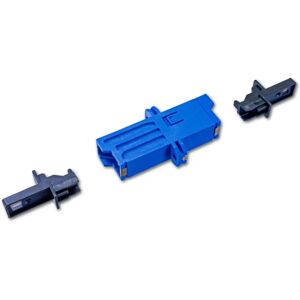 Adaptateur Fibre Optique Lightwin E2000 - Monomode, Bleu - Publicité Adaptateur Fibre Optique Lightwin E2000 - Monomode, Bleu - Publicité