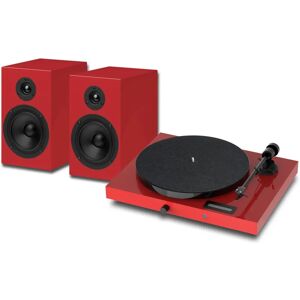 Pro-Ject Juke Box E1 HiFi Set - High Gloss Red Pro-Ject Juke Box E1 HiFi Set - High Gloss Red