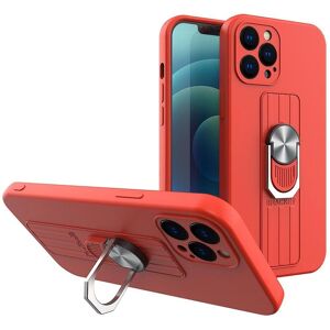 Coque en silicone Hurtel Galaxy S21+ 5G Rouge avec Anneau et Support - Publicité Coque en silicone Hurtel Galaxy S21+ 5G Rouge avec Anneau et Support - Publicité