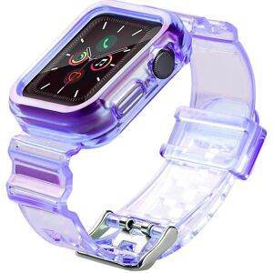 Hurtel Lila Silikonarmband für Apple Watch 44mm - Smartwatch Zubehör Hurtel Lila Silikonarmband für Apple Watch 44mm - Smartwatch Zubehör