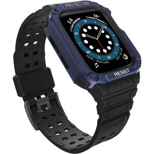 Hurtel Apple Watch Gehäuse & Armband - Schwarz - 45/44/42mm - Sportstil Hurtel Apple Watch Gehäuse & Armband - Schwarz - 45/44/42mm - Sportstil