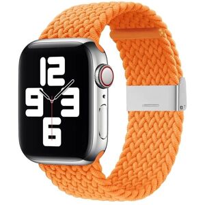 Bracelet en tissu tressé orange pour Apple Watch Series 2-7, SE, Ultra - Publicité Bracelet en tissu tressé orange pour Apple Watch Series 2-7, SE, Ultra - Publicité
