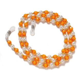 Chaîne pour lunettes orange avec perles - Accessoires - Publicité Chaîne pour lunettes orange avec perles - Accessoires - Publicité