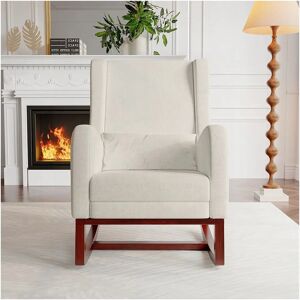 Generic - FBM-Classic - Beige - Hout - Schommelstoel Generic - FBM-Classic - Beige - Hout - Schommelstoel