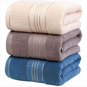 CSPARKV - 3 Cotton Bath Towels - 70x140 cm - Towel CSPARKV - 3 Cotton Bath Towels - 70x140 cm - Towel