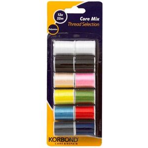 KORBOND Thread Core meervoudig gekleurd - 12 x 32 m rol KORBOND Thread Core meervoudig gekleurd - 12 x 32 m rol