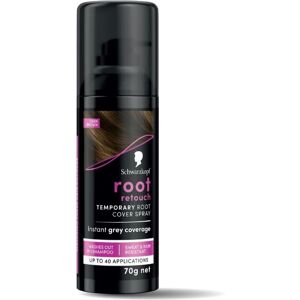Schwarzkopf Dark Brown Root Cover Spray - Hair Root Concealer Schwarzkopf Dark Brown Root Cover Spray - Hair Root Concealer