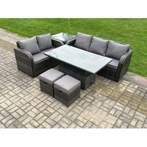 Fimous Outdoor Rattan Garden Furniture Sets Height Adjustable - Garden Set Fimous Outdoor Rattan Garden Furniture Sets Height Adjustable - Garden Set