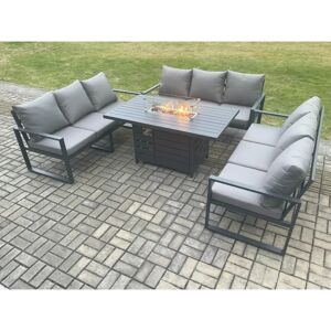 Fimous - Aluminium 9 Seater - Garden Furniture Set Fimous - Aluminium 9 Seater - Garden Furniture Set